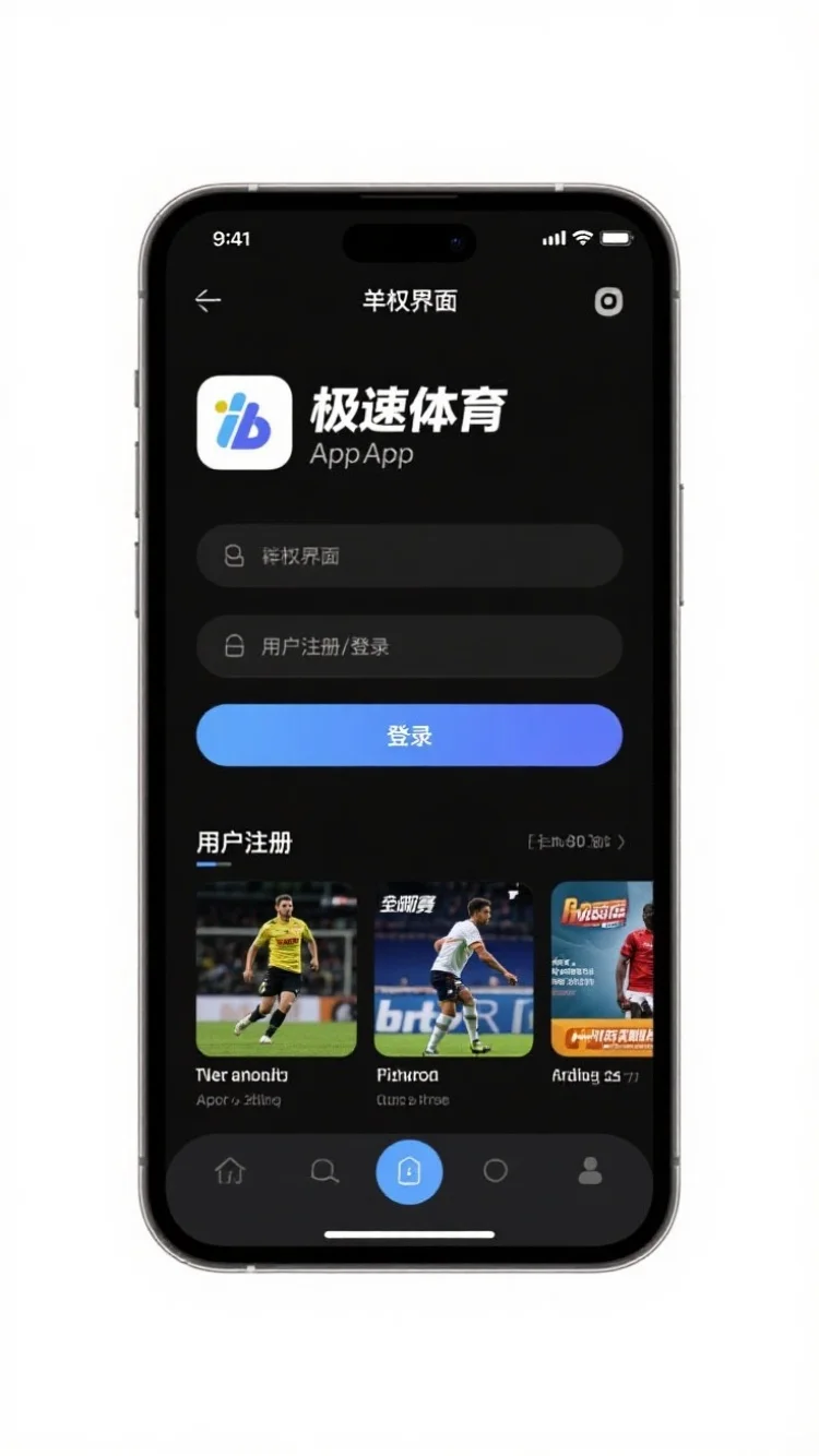 极速体育App初始界面